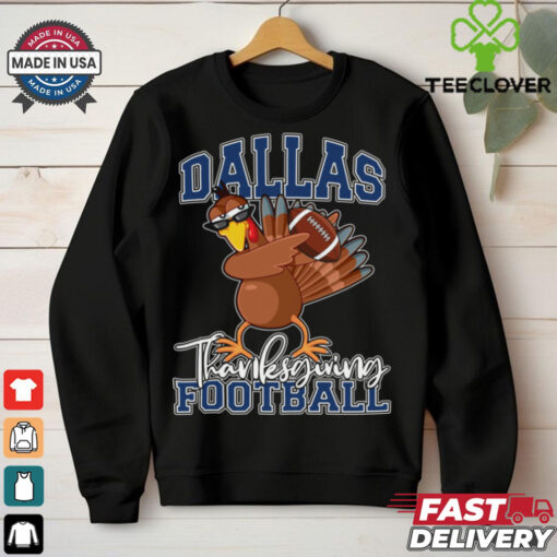 Dallas Thanksgiving Football Fan Kids Colorblock Raglan shirt