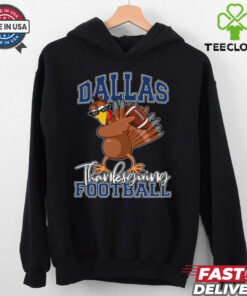 Dallas Thanksgiving Football Fan Kids Colorblock Raglan shirt