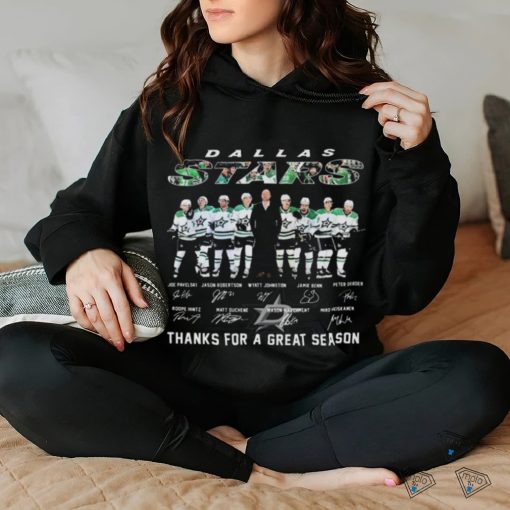 Dallas stars thank you for a great season fan 2024 hoodie, sweater, longsleeve, shirt v-neck, t-shirt