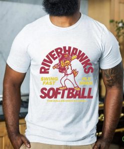 Dalles Riverhawks Softball swing fast fly high the dalles high school hoodie, sweater, longsleeve, shirt v-neck, t-shirt