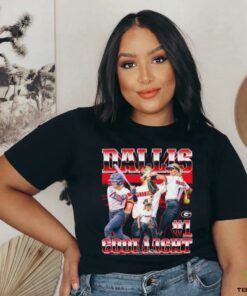 Dallis Goodnight Georgia Bulldogs player collage shirt