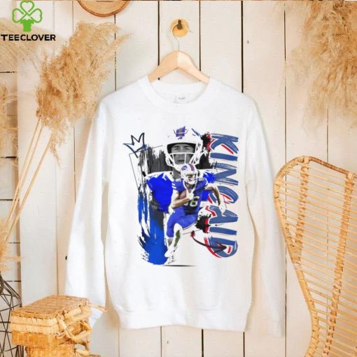 Dalton Kincaid number 86 Buffalo Bills football player pose poster shirt