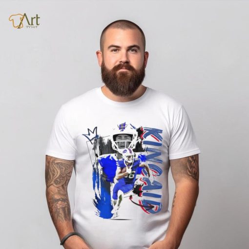 Dalton Kincaid number 86 Buffalo Bills football player pose poster shirt