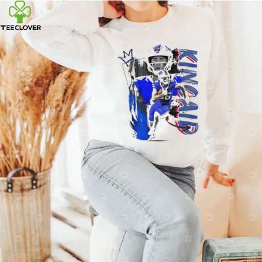 Dalton Kincaid number 86 Buffalo Bills football player pose poster shirt