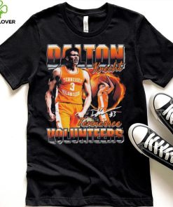 Dalton Knecht Tennessee Volunteers Number 3 Signature t shirt 3 Dalton Knecht Tennessee Volunteers Number 3 Signature t shirt