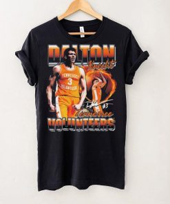 Dalton Knecht Tennessee Volunteers Number 3 Signature t shirt 6 Dalton Knecht Tennessee Volunteers Number 3 Signature t shirt
