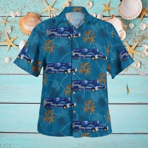 Damariscotta Maine Central Lincoln County Ambulance Service Hawaiian Shirt