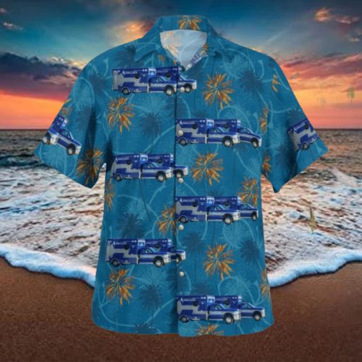 Damariscotta Maine Central Lincoln County Ambulance Service Hawaiian Shirt