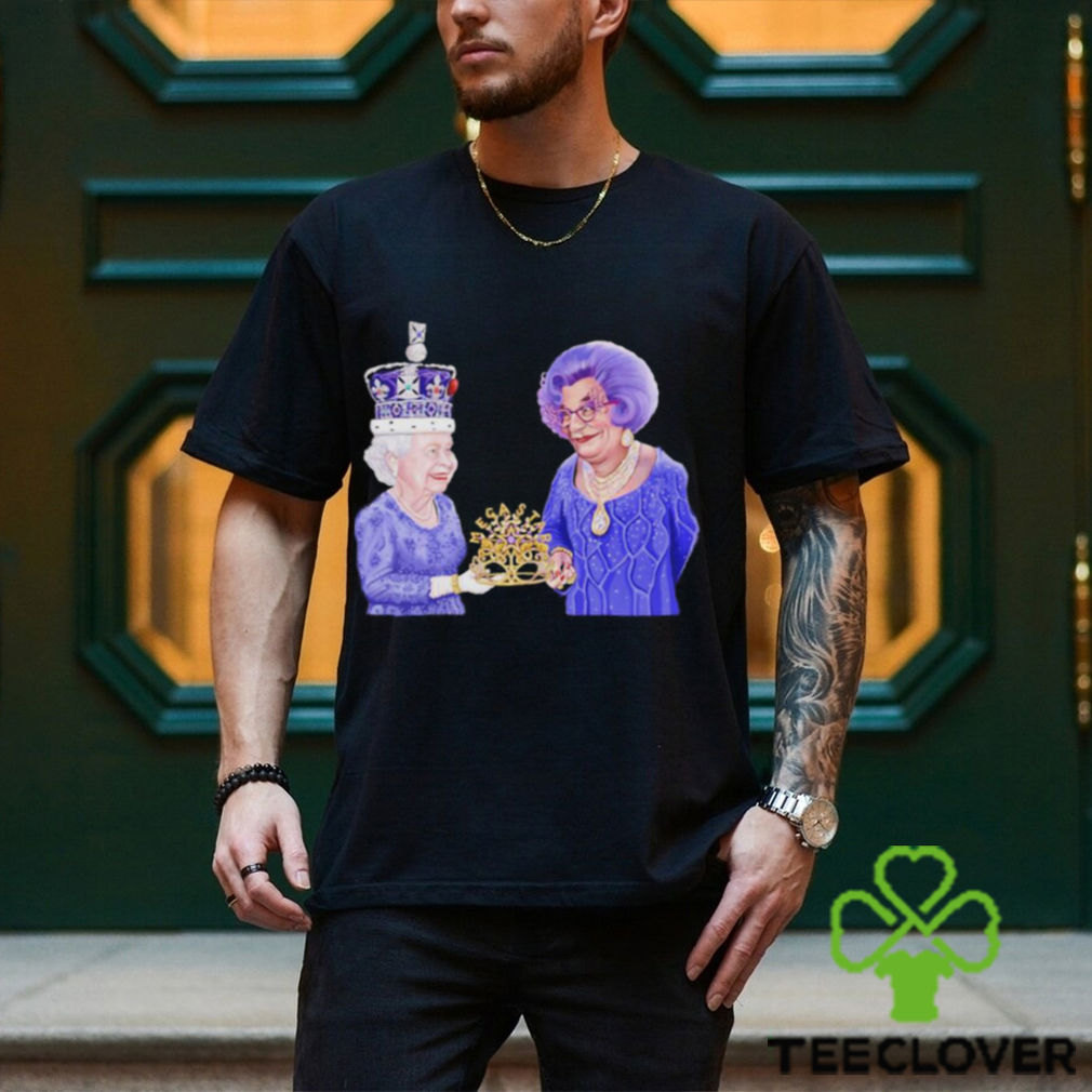 Dame Edna Everage And Queen Elizabeth Ii By James Brennan shirt Dame Edna Everage And Queen Elizabeth Ii By James Brennan shirt
