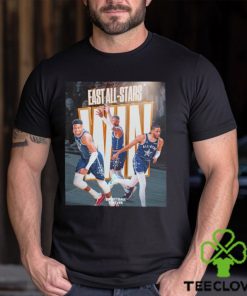 Damian Lillard Giannis Antetokounmpo East All time win poster shirt