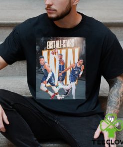 Damian Lillard Giannis Antetokounmpo East All time win poster shirt