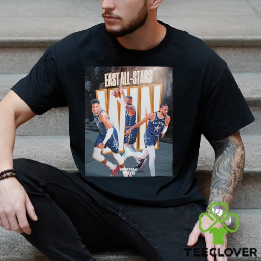 Damian Lillard Giannis Antetokounmpo East All time win poster shirt