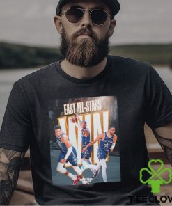 Damian Lillard Giannis Antetokounmpo East All time win poster shirt