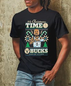 Damian Lillard Milwaukee Bucks It’s Christmas Time Shirt