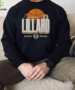 Damian Lillard Milwaukee Bucks Label WHT Shirt