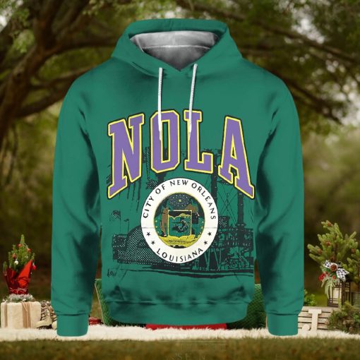 Damian Lillard Milwaukee Bucks NOLA Green Hoodie