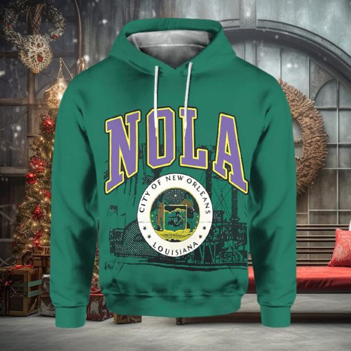 Damian Lillard Milwaukee Bucks NOLA Green Hoodie