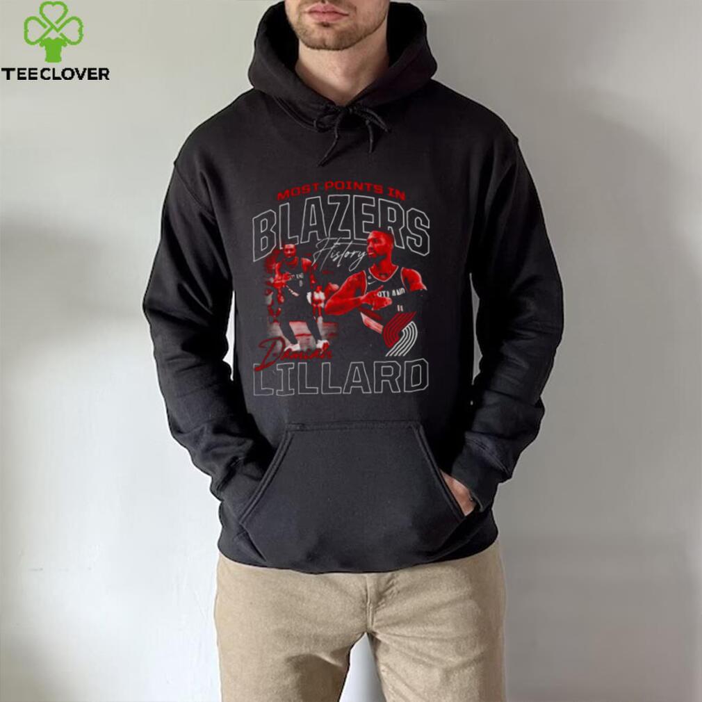 Damian Lillard Portland Trail Blazers Franchise All Time Scoring Leader shirt