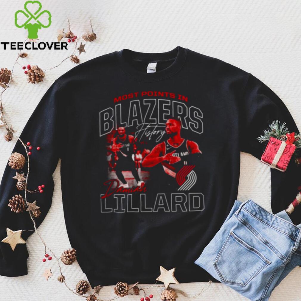 Damian Lillard Portland Trail Blazers Franchise All Time Scoring Leader shirt Damian Lillard Portland Trail Blazers Franchise All Time Scoring Leader shirt
