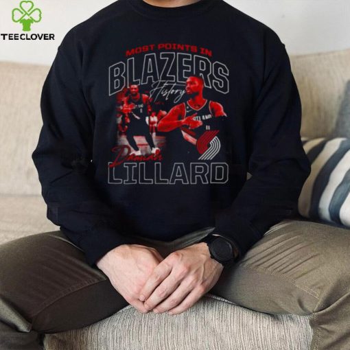 Damian Lillard Portland Trail Blazers Franchise All Time Scoring Leader shirt