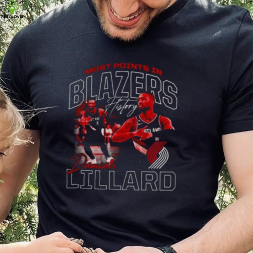 Damian Lillard Portland Trail Blazers Franchise All Time Scoring Leader shirt