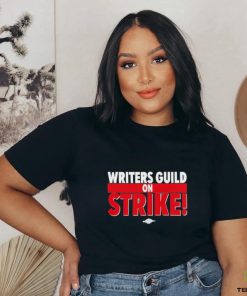 Damien Chazelle wear writers guild on strike shirt