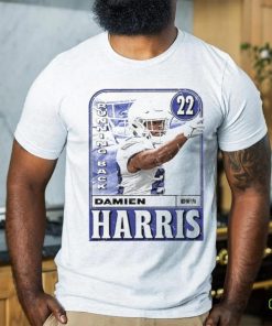 Damien Harris 22 Buffalo Bills running back graphic shirt 1 Damien Harris 22 Buffalo Bills running back graphic shirt