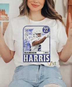Damien Harris 22 Buffalo Bills running back graphic shirt 2 Damien Harris 22 Buffalo Bills running back graphic shirt