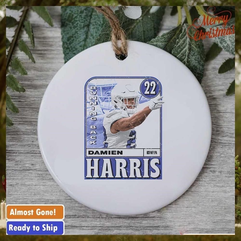 Damien Harris Buffalo running back ornament Damien Harris Buffalo running back ornament