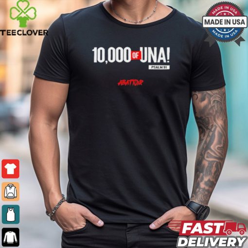 Damilola Mike Bamiloye Wearing 10,000 Of Una Abattoir t shirt