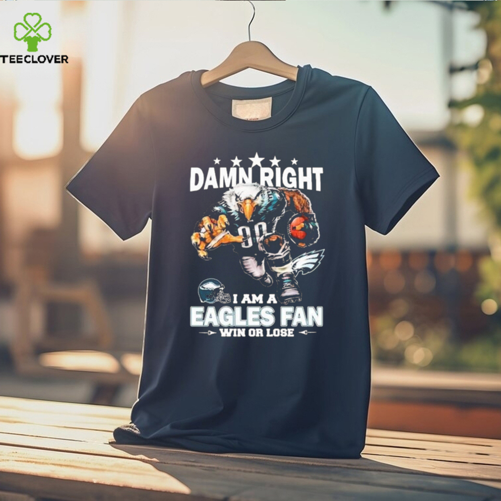 Philadelphia Eagles Retro Mascot Fan Design Shirt