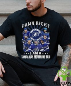 Damn Right I Am A Tampa Bay Lightning Fan Unisex T Shirt