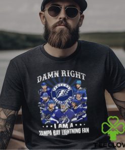 Damn Right I Am A Tampa Bay Lightning Fan Unisex T Shirt