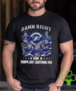 Damn Right I Am A Tampa Bay Lightning Fan Unisex T Shirt