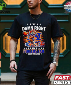 Damn right I am a Boilers fan win or lose mascot shirt
