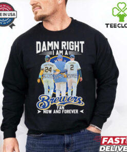 Damn right I am a Brewers fan now and forever Contreras and Turang shirt