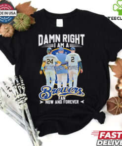 Damn right I am a Brewers fan now and forever Contreras and Turang shirt