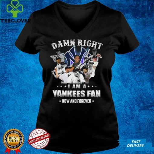 Damn right I am a New York Yankees Fan now anh forever t hoodie, sweater, longsleeve, shirt v-neck, t-shirt