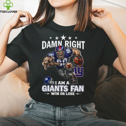 Damn right I am a Tennessee Titans Mascot Fatheads fan win or lose 2023 shirt