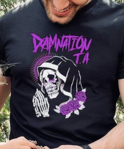 Damnation T.A skull prayer shirt