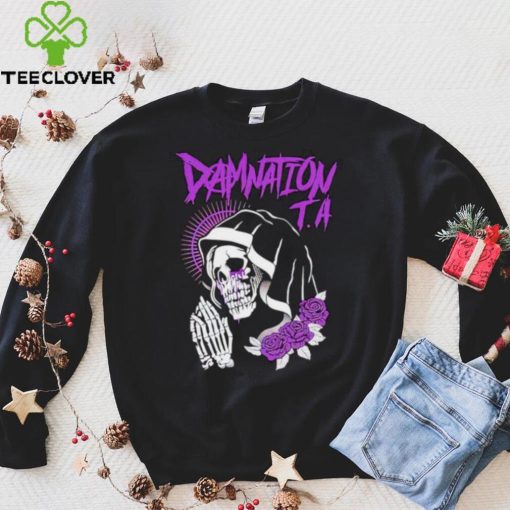 Damnation T.A skull prayer hoodie, sweater, longsleeve, shirt v-neck, t-shirt