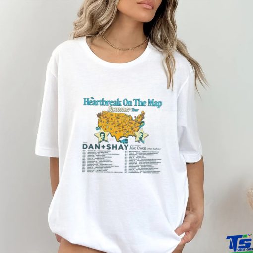 Dan And Shay Tour Heartbreak On The Map 2024 Shirts