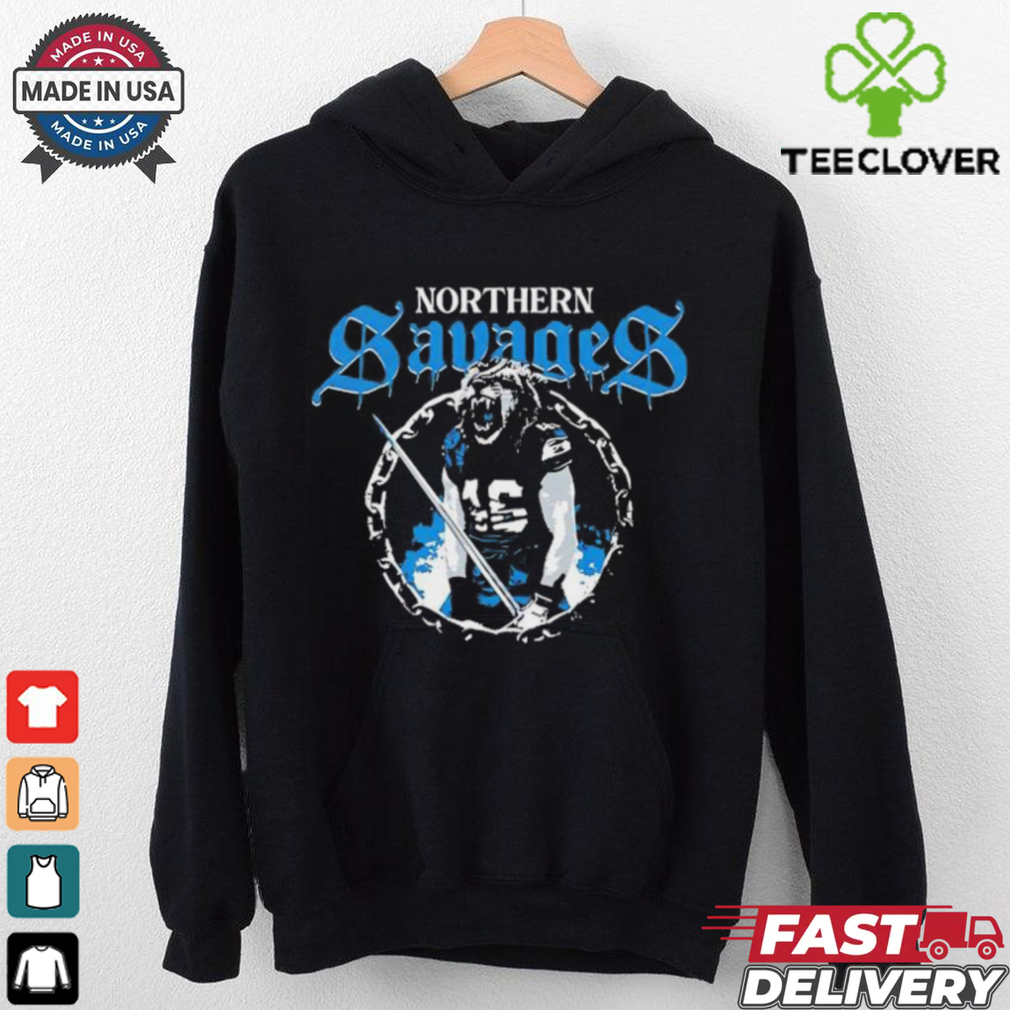 Dan Campbell Lions Defense Northern Savages Shirt Dan Campbell Lions Defense Northern Savages Shirt