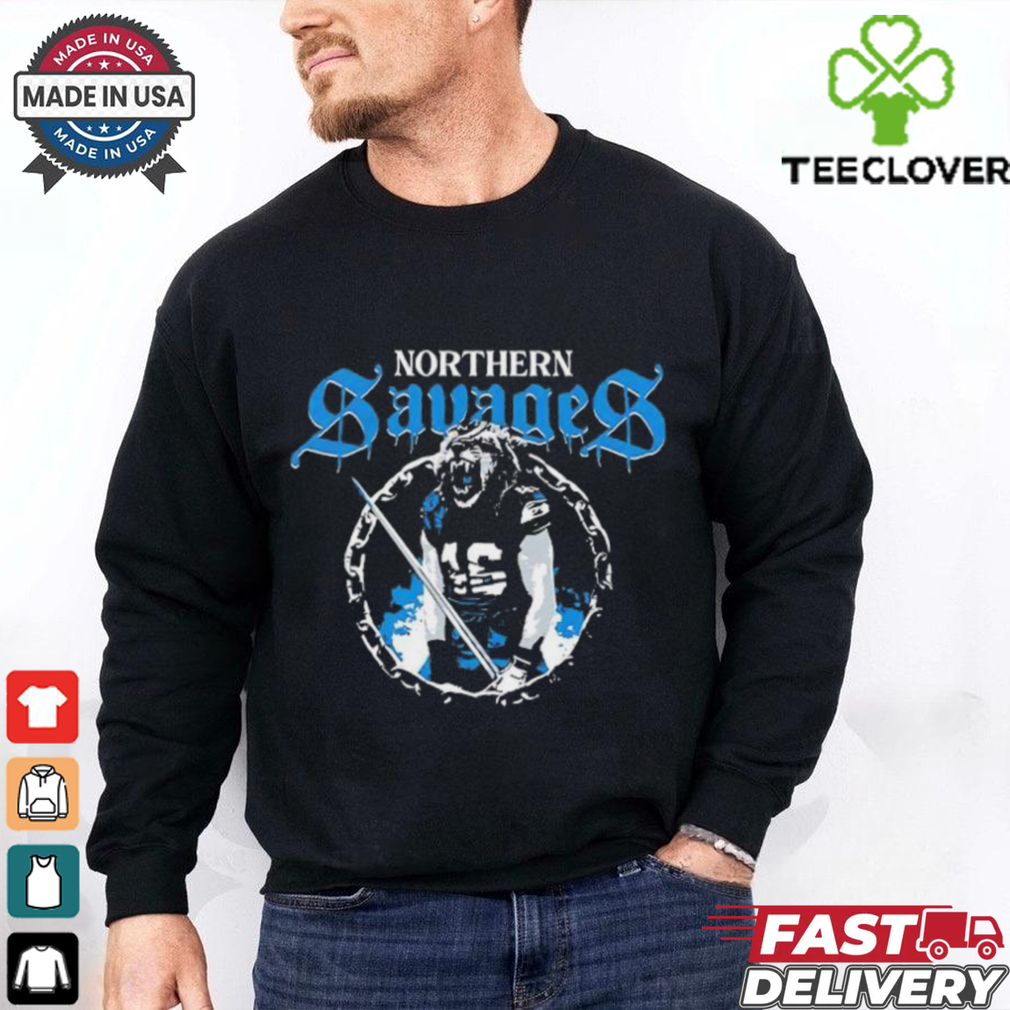 Dan Campbell Lions Defense Northern Savages Shirt Dan Campbell Lions Defense Northern Savages Shirt