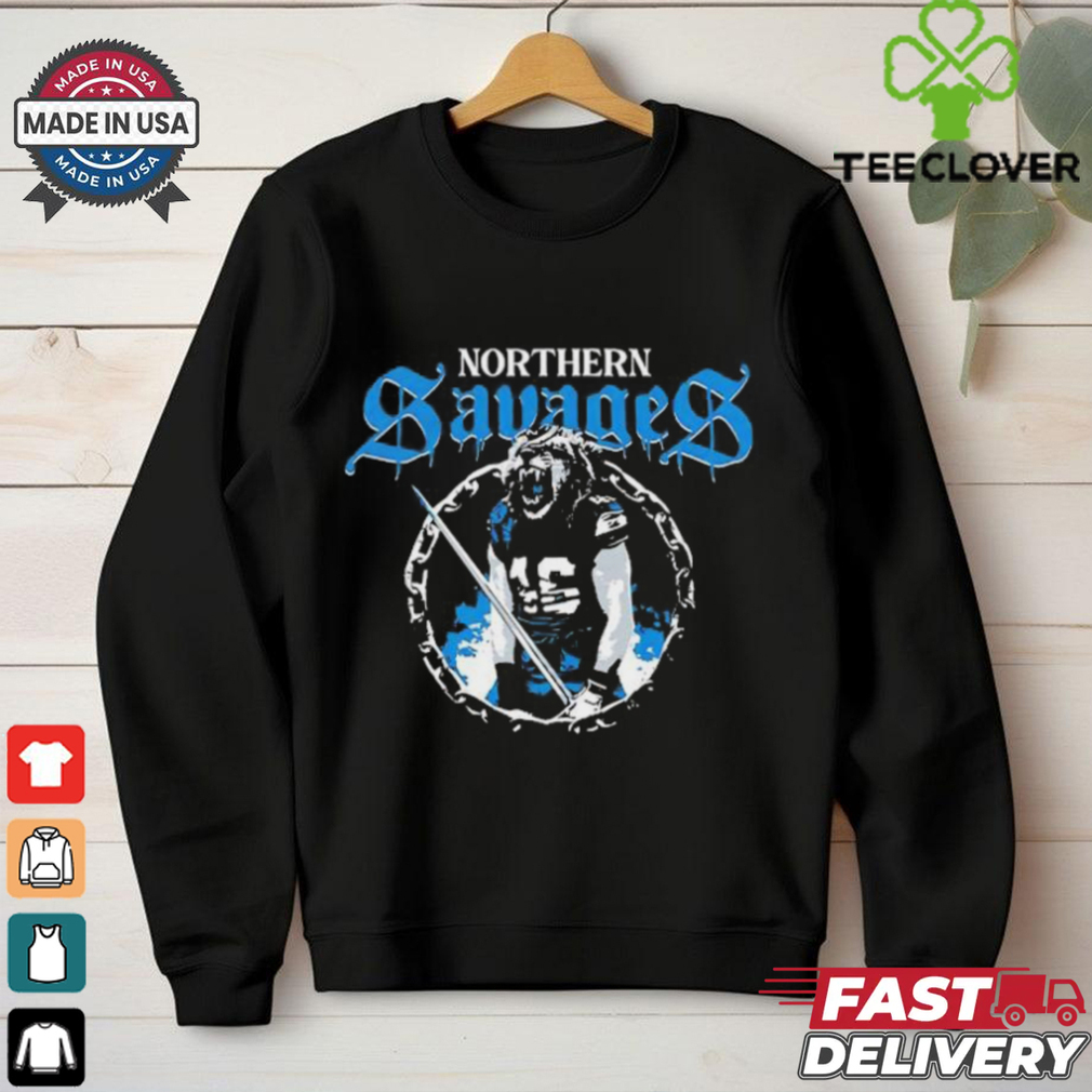 Dan Campbell Lions Defense Northern Savages Shirt Dan Campbell Lions Defense Northern Savages Shirt