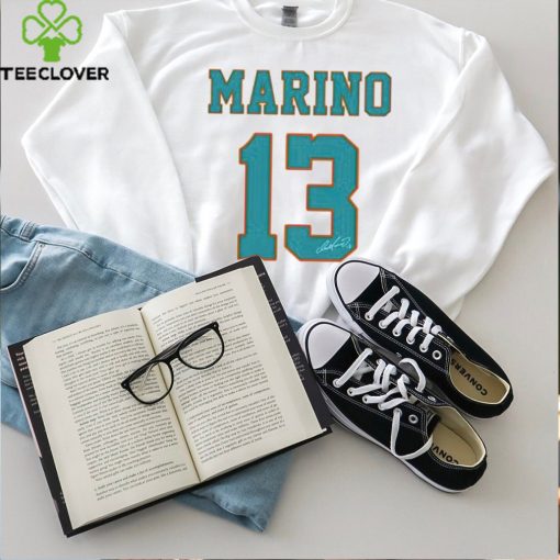 Dan Marino Team Jersey signature hoodie, sweater, longsleeve, shirt v-neck, t-shirt