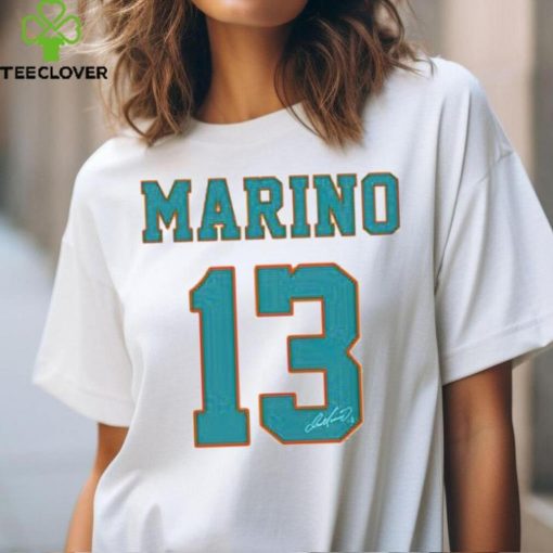 Dan Marino Team Jersey signature hoodie, sweater, longsleeve, shirt v-neck, t-shirt