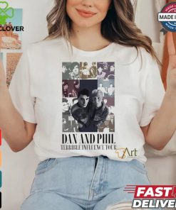 Dan and Phil Terrible Influence Tour Eras Tour Style shirt