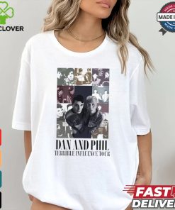 Dan and Phil Terrible Influence Tour Eras Tour Style shirt