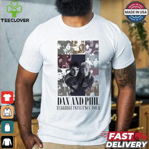 Dan and Phil Terrible Influence Tour Eras Tour Style shirt